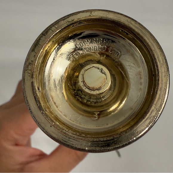 Vintage Ted Arnold Ltd Metal Rose Flower Bud Vase Art Decor Rose Gold 10.5” - Picture 11 of 15